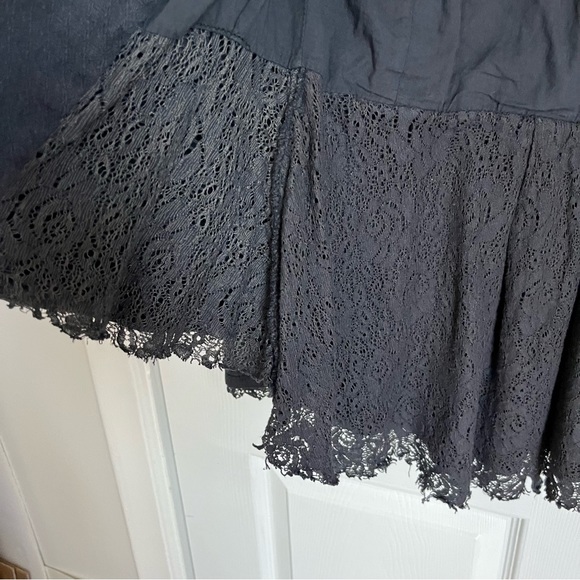 FREE PEOPLE VICTORIAN LACE JACKET IN NAVY - Picture 10 of 16